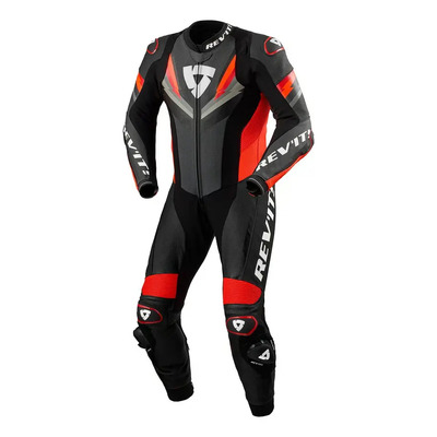 Traje / Mono Revit Quantum 3 Anthracite / Motociclista Biker 62 Negro Fluo