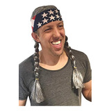 Willie Peluca Cowboy Country Trenzas Peluca Usa Bandana