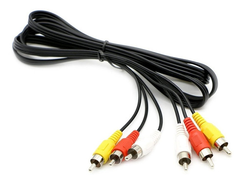 Cable 3 Rca A 3 Rca 1,8 Mts. Dvd Audio Y Video Tv
