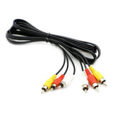 Cable 3 Rca A 3 Rca 1,8 Mts. Dvd Audio Y Video Tv