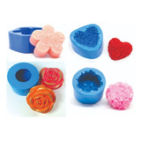 Kit Molde De Silicone Para Sabonetes - Flores Diversos