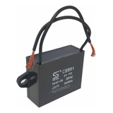 Capacitor Condensador Cuadrado 14mfd 14uf 250v Cable Ventilador