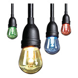 Serie De Luces  Para Exterior  12 Focos Luminar Outdoor