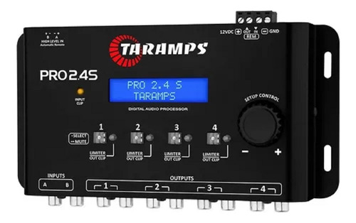 Taramps Processador De Audio Digital 4vias Pro 2.4s