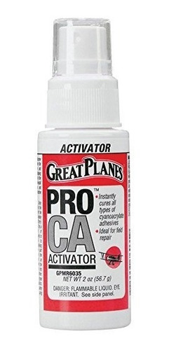 Great Planes Pro Ca Espuma Segura Activador (acelerador) Bom