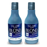 Kit Shampoo Blond Matizador Desamarelador 300ml Feel Happy