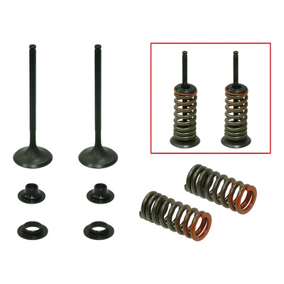 Kit Juego Valvulas Escape Honda Crf 250 R 2008 Al 09 Racing