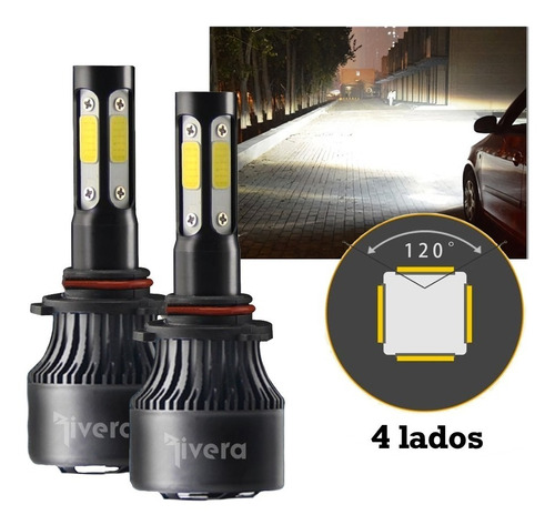 4l Kit Luces Led Tipo Xenon Hid H7 Baja Chevrolet Corsa 2005