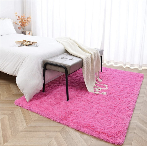 Alfombra Super Soft Fluffy Nursery Rug For Kids Teens Tapete