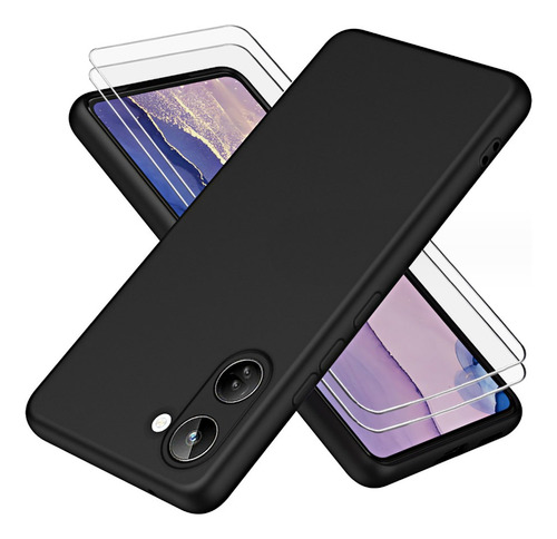 Funda Para Xiaomi Poco C65 De Silicona Líquida + 2mica