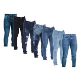 Paquete De 12 Jeans Para Hombre Pantalones Skinny Mayoreo