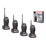 Pack X4 Radio Transmisor Walkie Talkie Bf-777s Baofeng