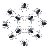 45 Arañas Falsas Broma Halloween Insectos Plástico Terror