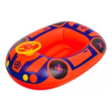 Bote Inflable Auto Con Volante Para Bebes Niños Pileta Mar