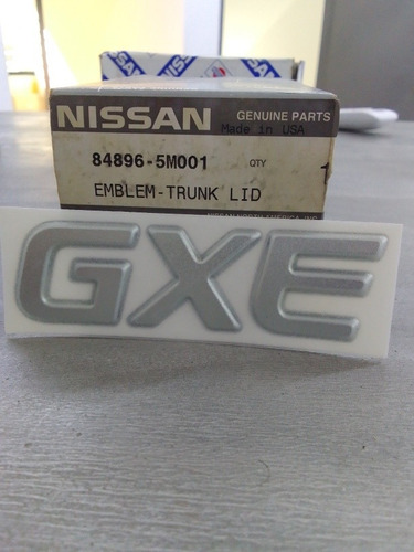 Emblema Gxe Nissan Original #r Foto 2