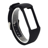 Malla De Silicona Suave Para Polar A360 Fitnesstracker-negra