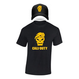 Call Of Duty Camiseta Gorra Combo