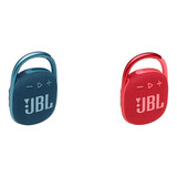 Jbl Clip 4 - Mini Altavoz Bluetooth Portátil - (azul) Y Clip 110v