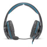 Headfone Gamer Usb 7.1 Surround Led C/microfone Hf-g650 Azul