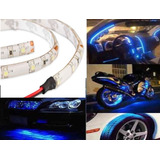 4 Fita Leds Neon 12v 40cm Carro Moto Vans Farol Freio Pisca 