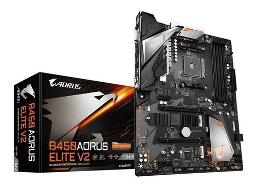 Tarjeta Madre Gigabyte B450 Aorus Elite V2 Amd Ddr4 128gb