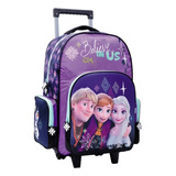 Mochila Frozen Carro 18 PuLG Escolar Believe Pelicula