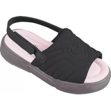 Sandália Infantil Pampili Lily Luz Rosa/pink/preta 665011