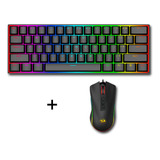 Kit Gamer Redragon K630 Black + Mouse Cobra M711 + Mousepad