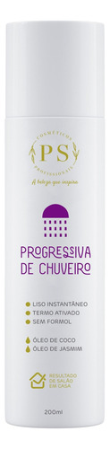 Escova Progressiva De Chuveiro Sem Formol 200ml Premium