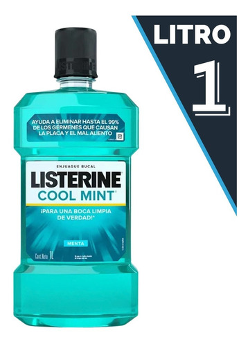 Listerine Cool Mint 1 Litro 500 X 2 Unidades