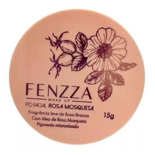 Base De Maquiagem Em Pó Fenzza Rosto Pó Facial - 15g