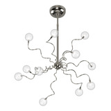 Colgante Moderno Araña Deco Luciana 12 Luces Apto Led