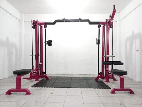 Máquina Jaula  4 Estaciones Gym