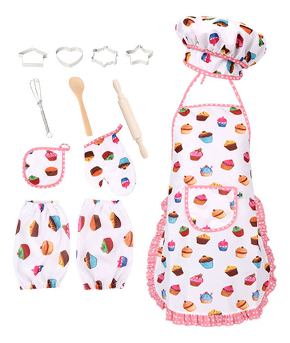 Set De Chef En Y 6888, 13 Piezas, Para Niños, Cocina Y Repos