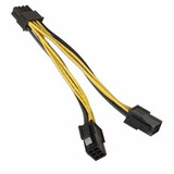 Cabo Adaptador Conversor 2x 6 Pino / 8 Pinos Vga Pci-e 024