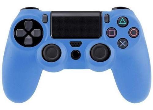  Protector De Silicona / Azul Compatible  Control Ps4