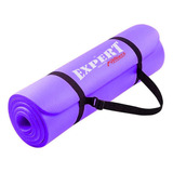 Colchoneta Yogamat Expert Fitness 176 X 60 Cm Espesor 10mm Goma Eva Neopreno Antideslizante C/ Correa Transporte Para Pilates, Yoga, Gimnasio, Fitness, Abdominales