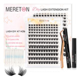 Mereton - Kit De Extensiones De Pestanas Naturales Para Bric