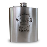 Porta Whisky - Cantil Bolso Personalizados Inox 7oz/200ml