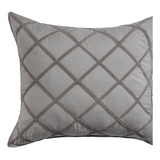 Funda De Almohada Europea Gris Neutral 69 X 60 Cm Vianney