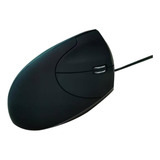 Mouse Vertical Alámbrico Óptico 90° Para Manos Grandes Negro