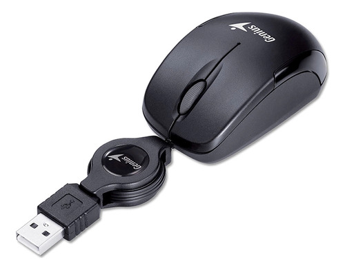 Mouse Genius Micro Traveler Black Usb