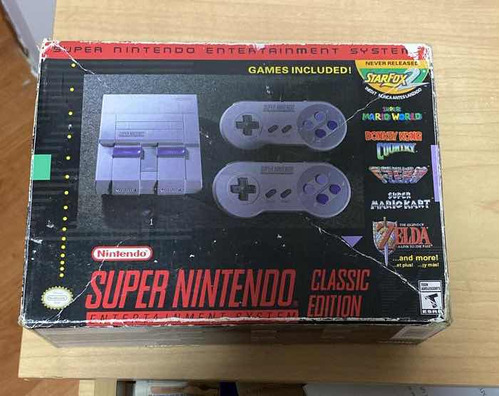 Super Nintendo Mini Classic Programado