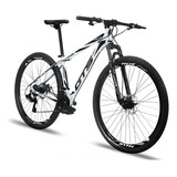 Bicicleta Aro 29 Gts Alumunio Rdx 21v Câmbio Shimano A Disco Cor Branco/preto Tamanho Do Quadro 17