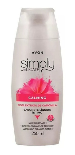 Sabonete Líquido Íntimo Simply Delicate Calming 250 Ml -avon