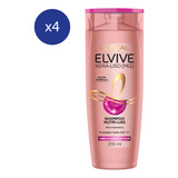 Pack Shampoo Elvive Kera-liso  200 Ml