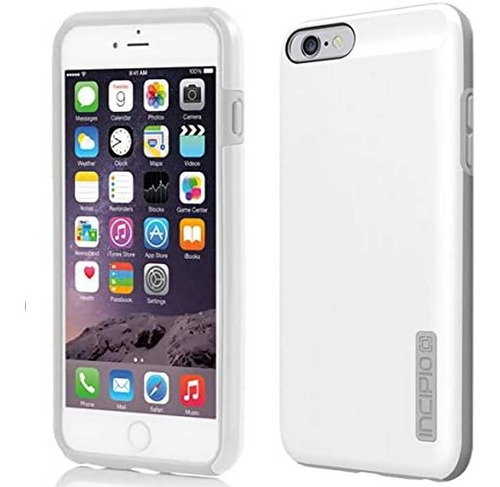 . Funda Incipio Dualpro Shine Para iPhone 6 Plus Blanca