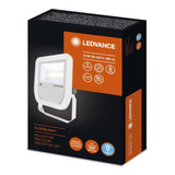 Paquete 4 Reflectores Led 10w Blanco Ledvance Luz Cálida