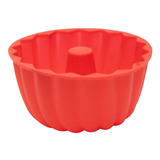 Forma De Silicone Para Pudim Pequeno Vermelho Mimo Style