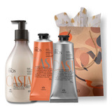 Kit Natura Ekos Castaña Crema Hidratante Cuerpo +manos +pies